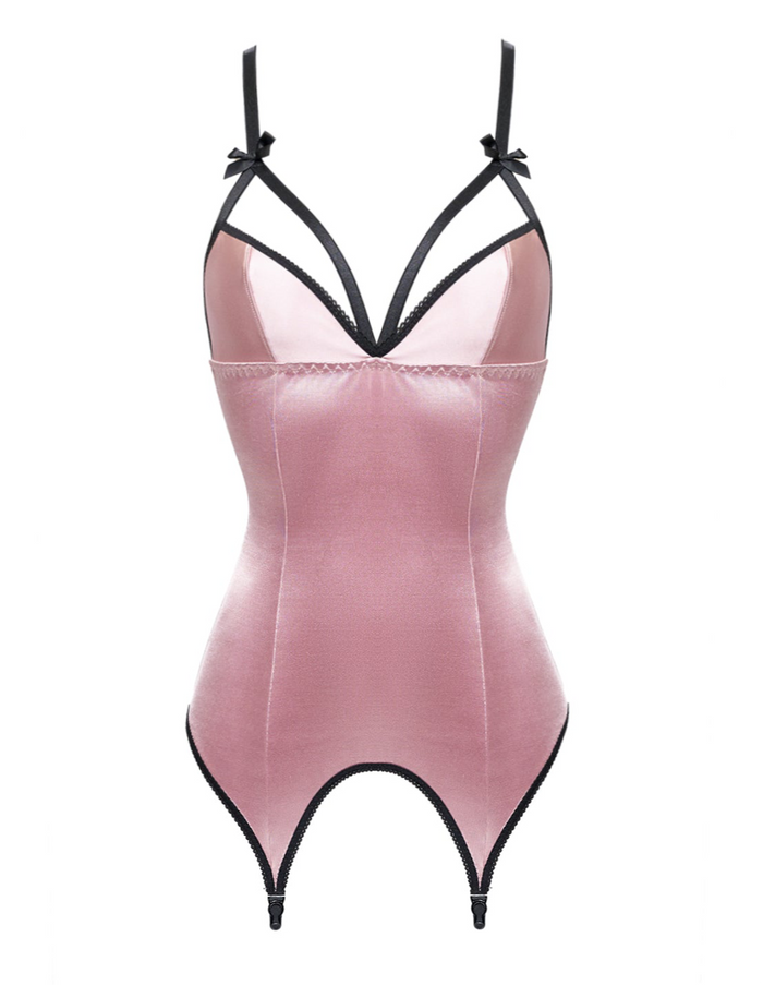Lupessa pink soft garter dress
