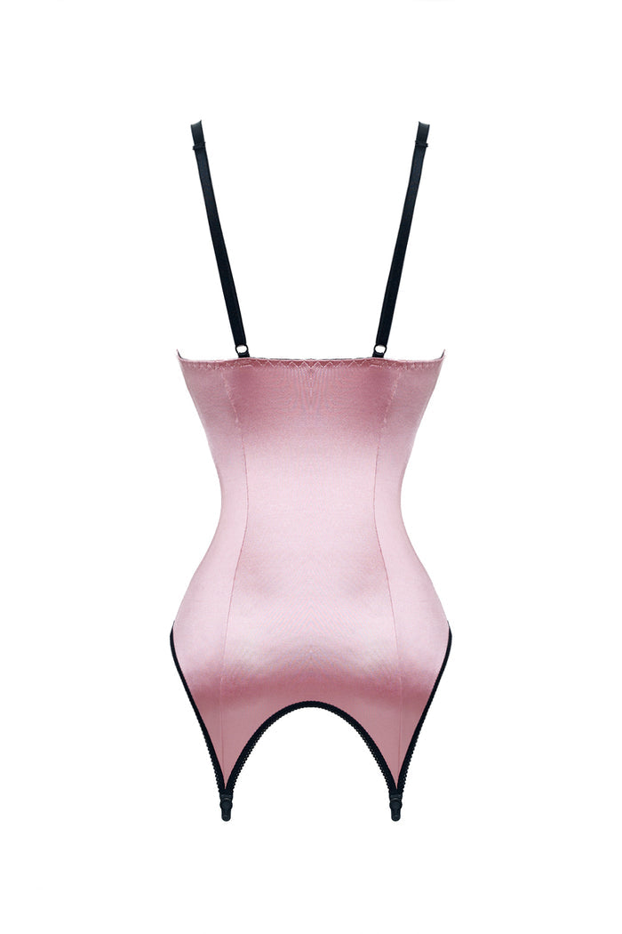 Lupessa pink soft garter dress