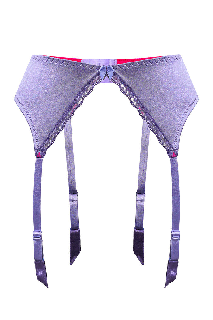 Lupina purple garter belt