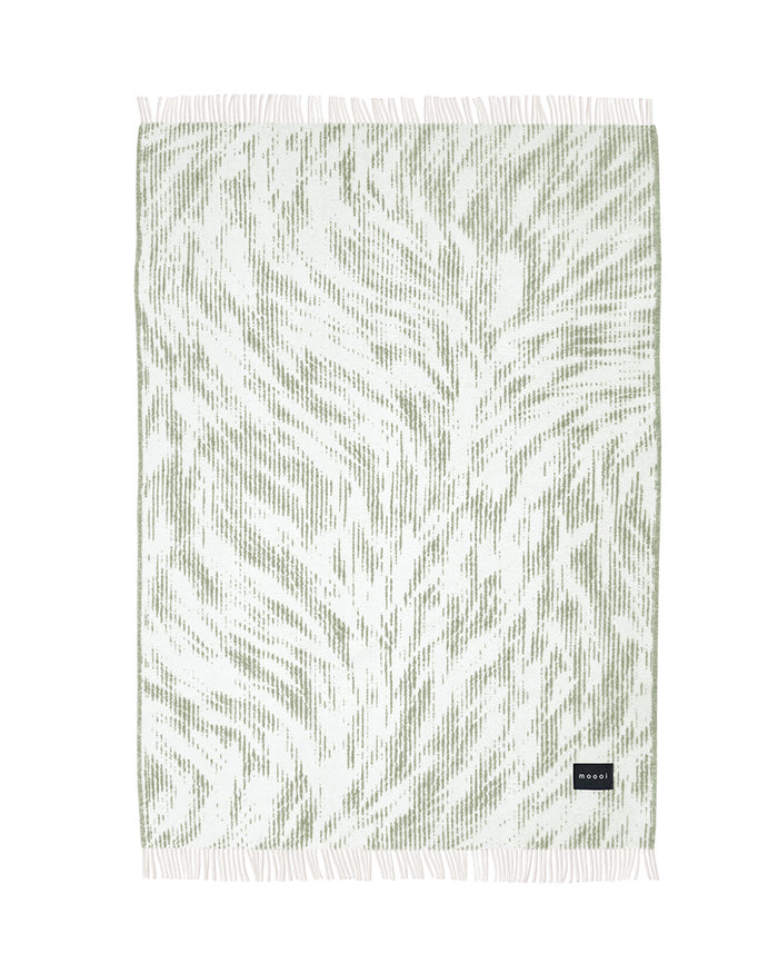 Maison Deux Blanket MOOOI BLUSING SLOTH Olive Cream