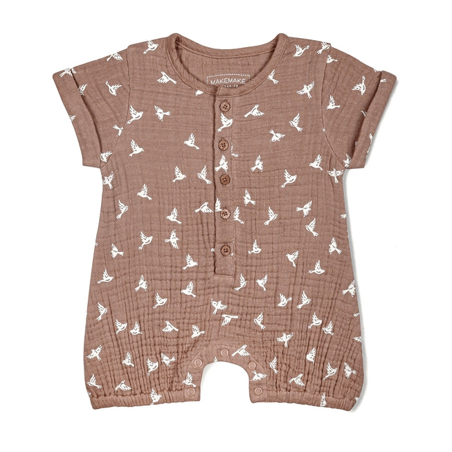 Makemake Organics Short Bubble Romper