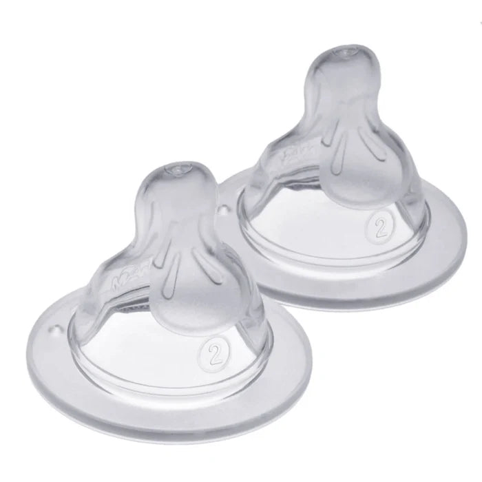 MAM SkinSoft Silicone Teat Medium Flow Pack of 2 - ebebek - Black Friday