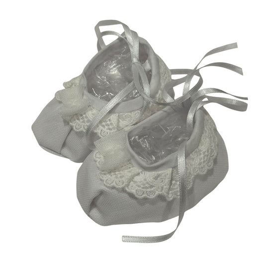Marlo White Lace Pre-Walker Booties