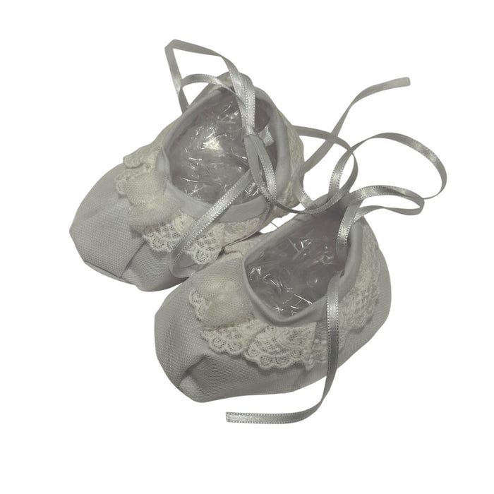 Marlo White Lace Pre-Walker Booties