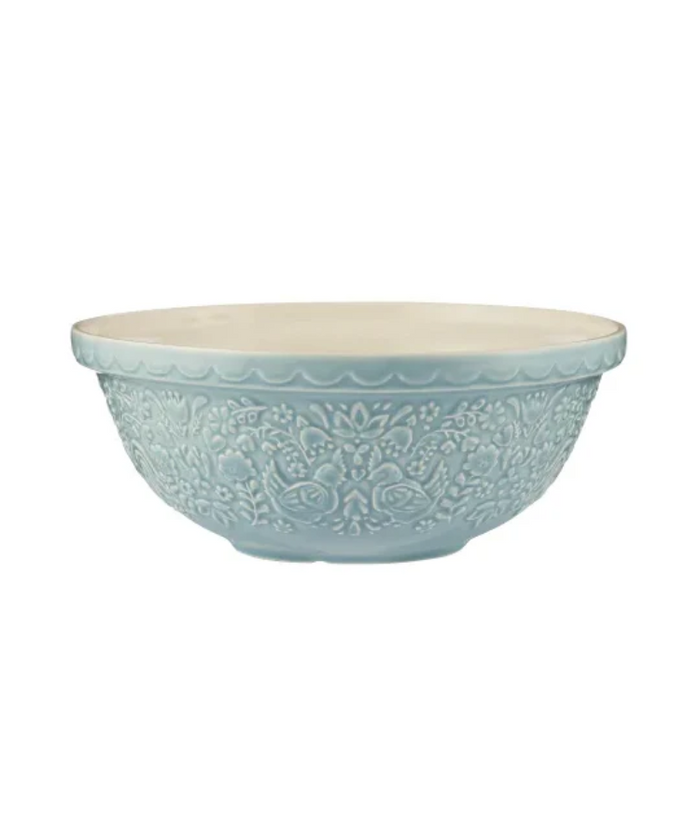 Mason Cash Bowl HOME TO ROOST Cornflower 4.85 qt