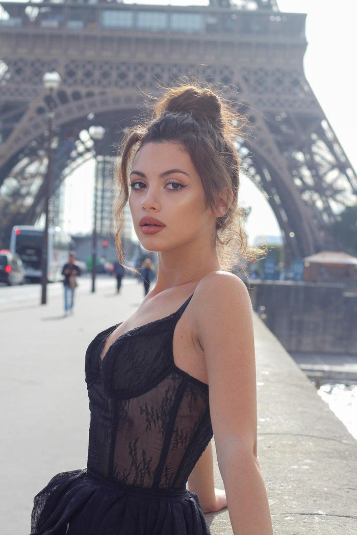 Mathilda black corset - yesUndress