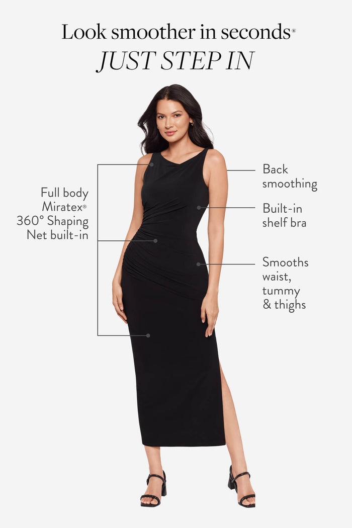 Maxi Shaping Dress in Black