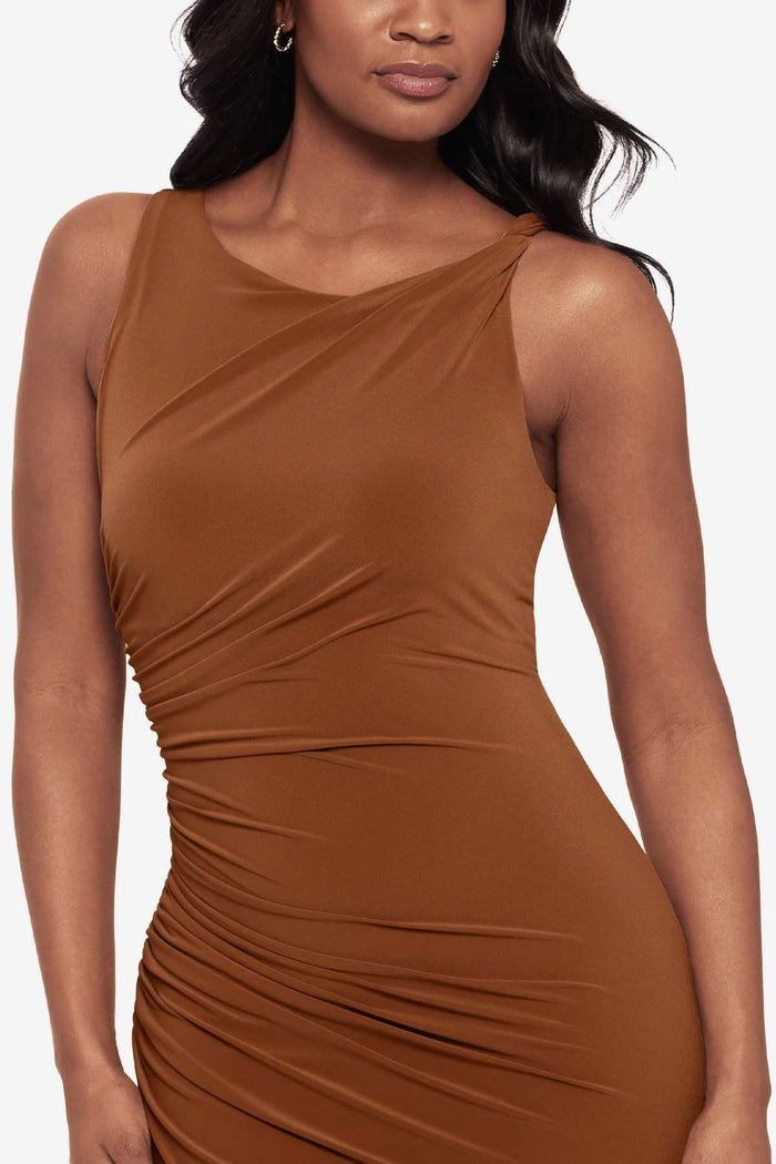 Maxi Shaping Dress in Bronze