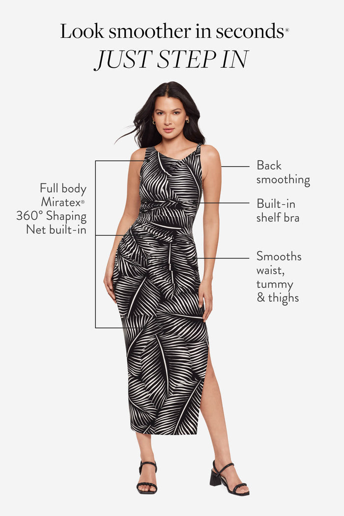 Maxi Shaping Dress in Palmera