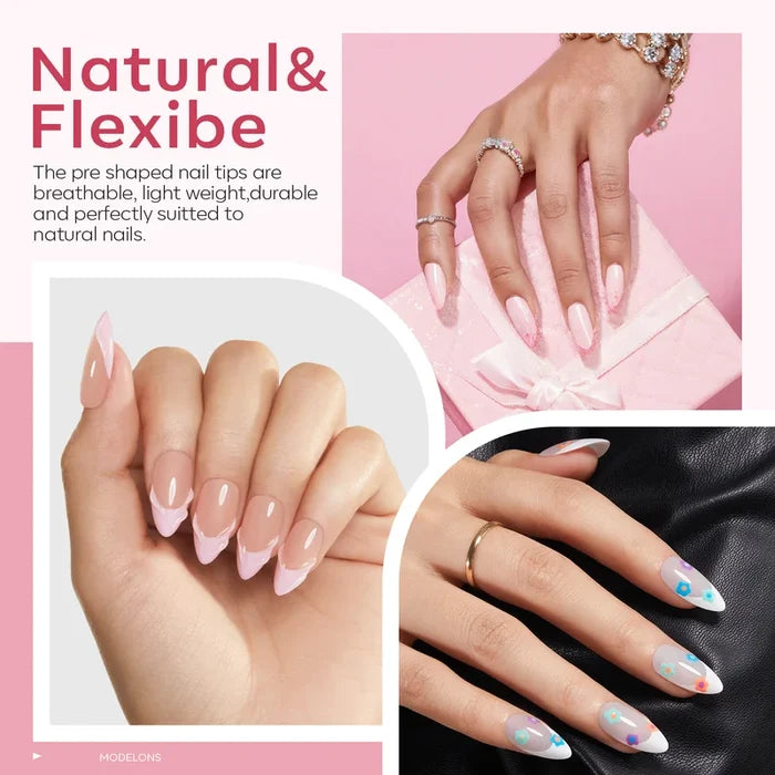 Medium Almond Nail Tips Kit