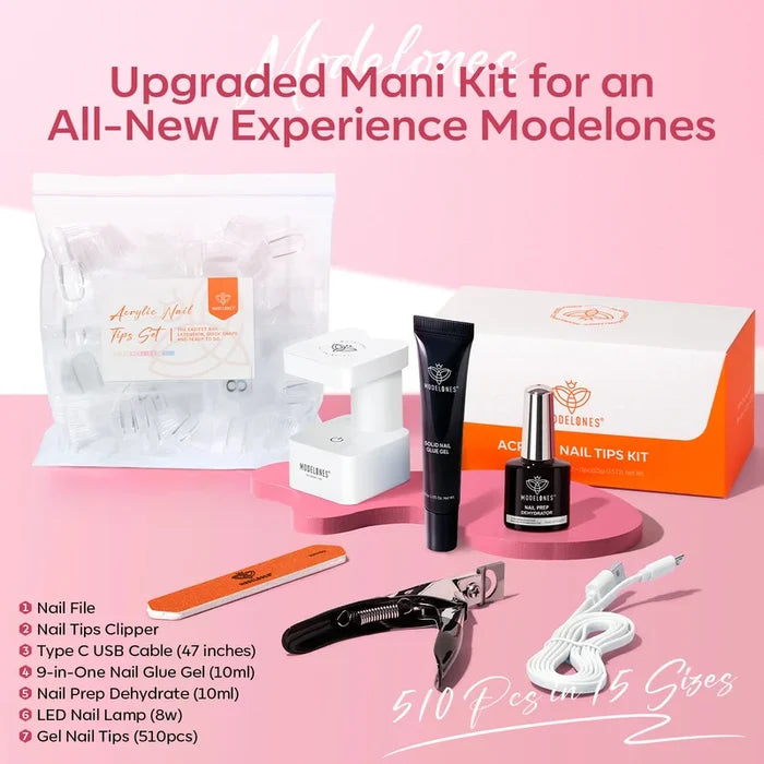 Medium Almond Nail Tips Kit