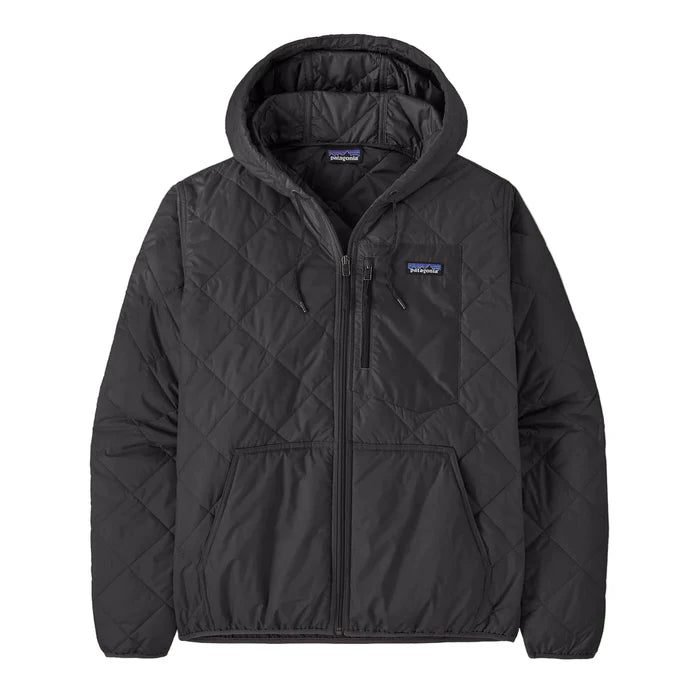 Men's Diamond Quilted Bomber Hoody