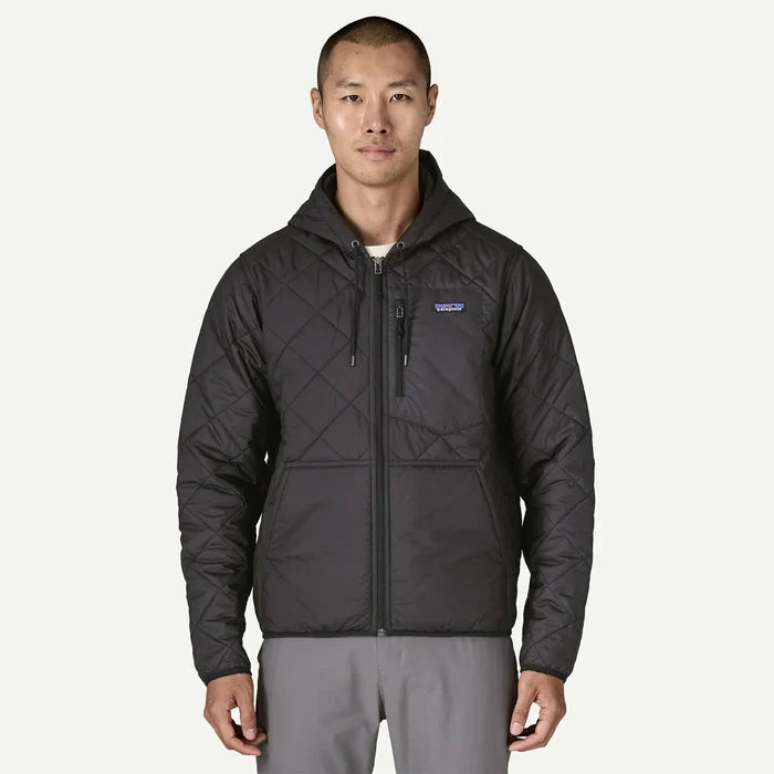 Men's Diamond Quilted Bomber Hoody