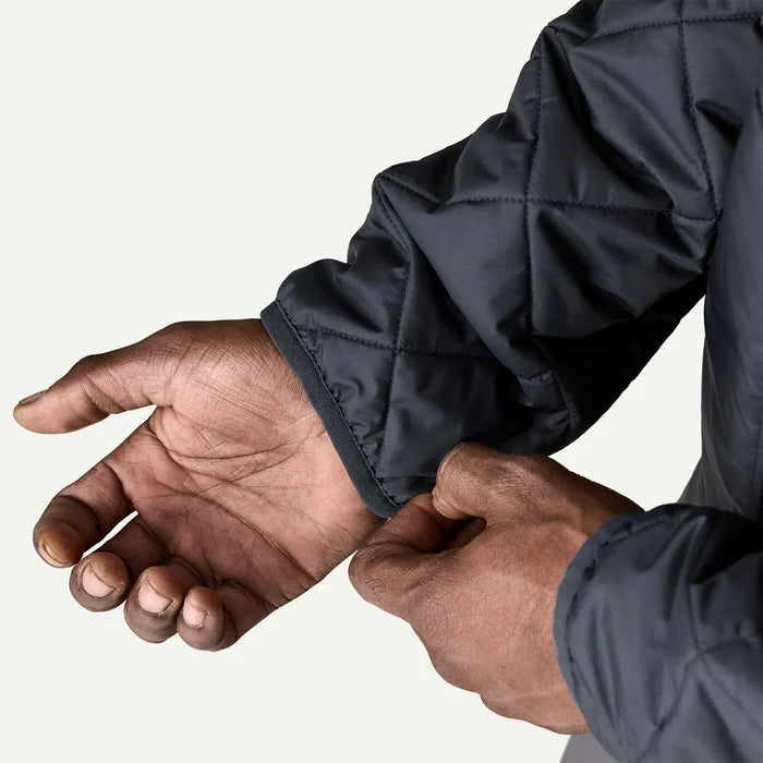 Men's Diamond Quilted Bomber Hoody
