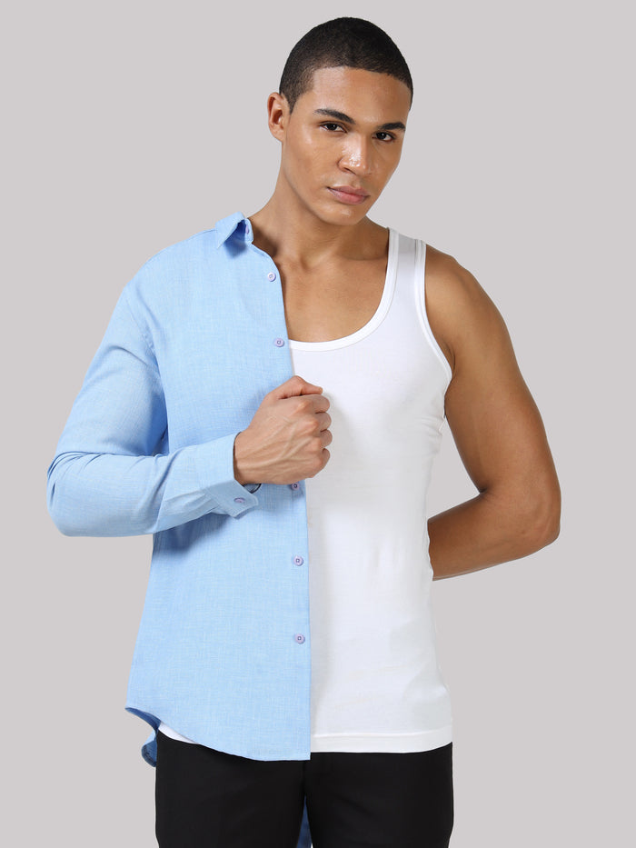 Men’s White Vest for Daily Comfort & Easy Layering