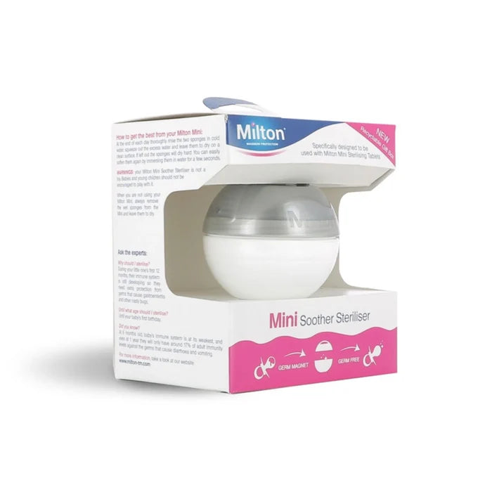 Milton Mini Soother Steriliser Silver - ebebek - Black Friday
