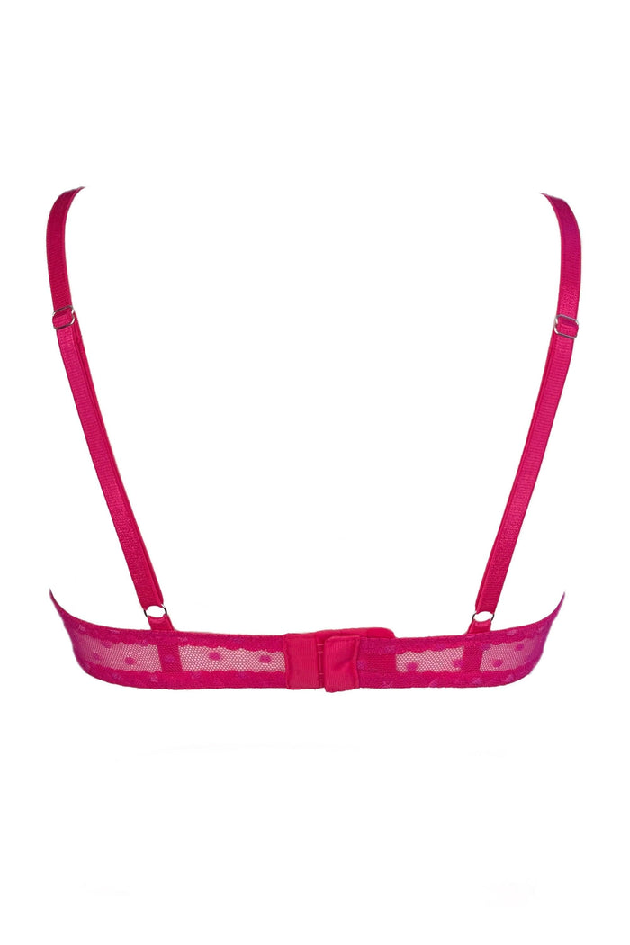 Mimi Fuchsia dots soft bra - yesUndress