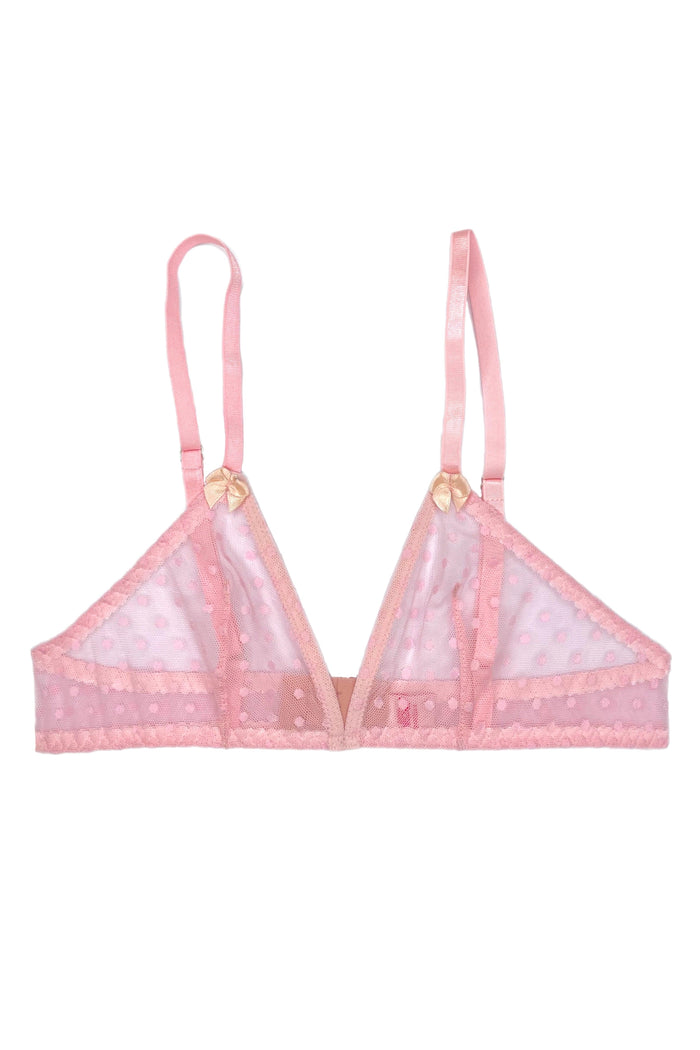 Mimi Pink dots soft bra - yesUndress
