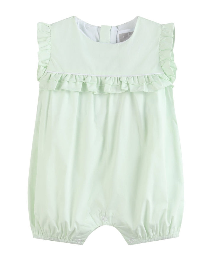 Mint Green Ruffle Jumper Romper - Lil Cactus