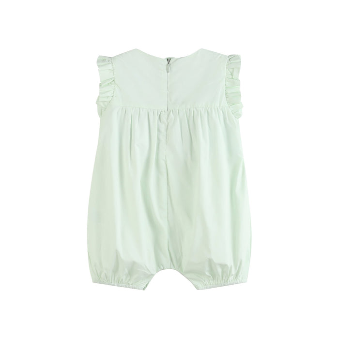 Mint Green Ruffle Jumper Romper - Lil Cactus
