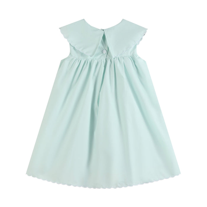 Misty Blue Fuzzy Chickies Dress - Lil Cactus