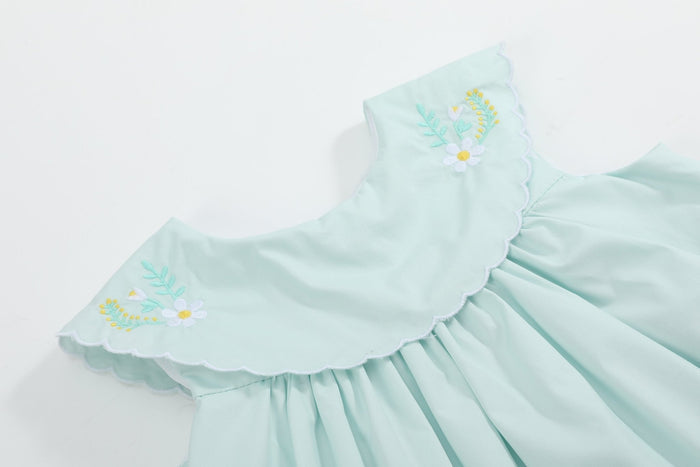Misty Blue Fuzzy Chickies Dress - Lil Cactus