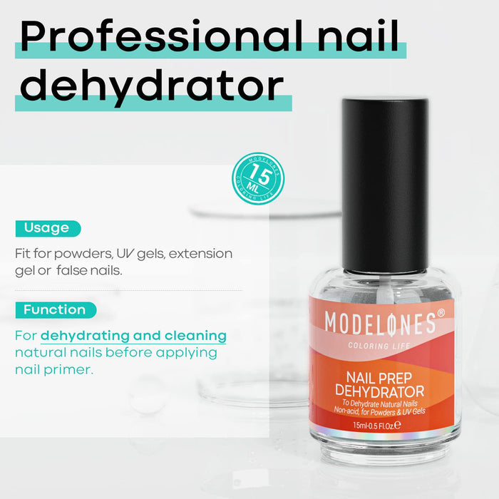 Free Nail Prep Dehydrator 15ml Gift MODELONES #