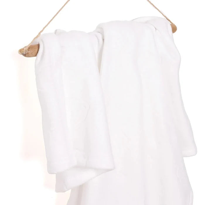 Mollia Unisex Blanket - Ecru Ecru - ebebek