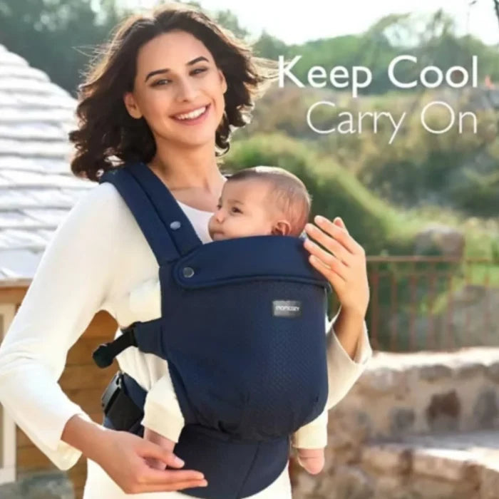 Momcozy Baby Carrier Newborn to Toddler Air Mesh - Blue - ebebek - Black Friday