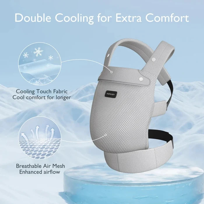 Momcozy Baby Carrier Newborn to Toddler Air Mesh - Grey - ebebek - Black Friday
