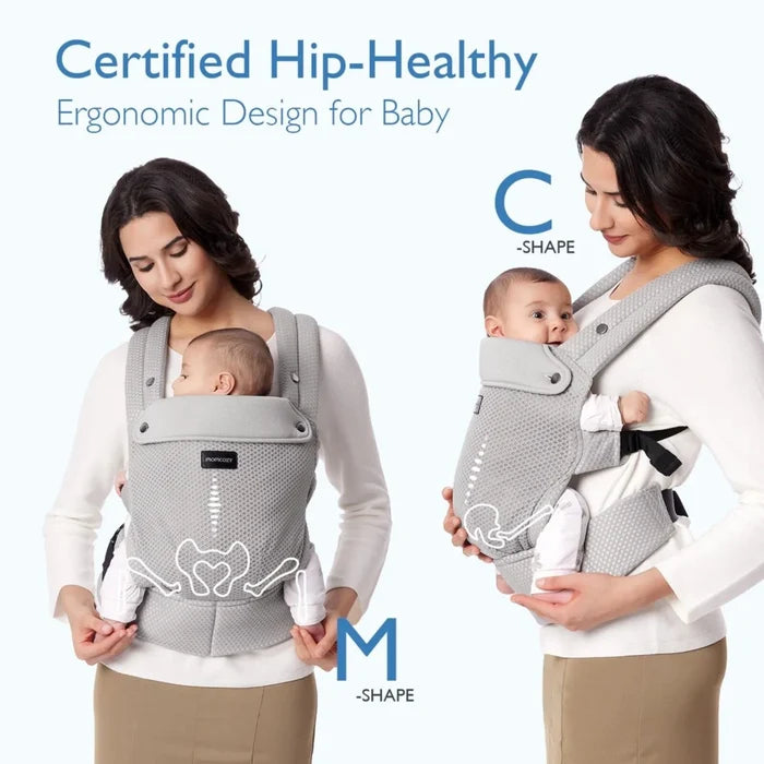 Momcozy Baby Carrier Newborn to Toddler Air Mesh - Grey - ebebek - Black Friday