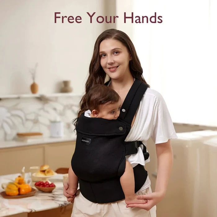 Momcozy Baby Carrier Newborn to Toddler Cotton - Black - ebebek - Black Friday