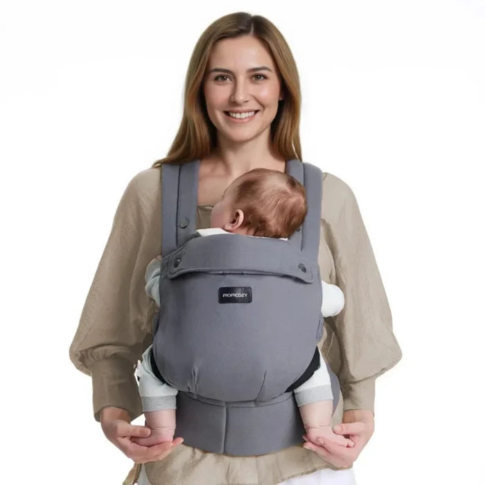 Momcozy Baby Carrier Newborn to Toddler Cotton - Grey - ebebek - Black Friday