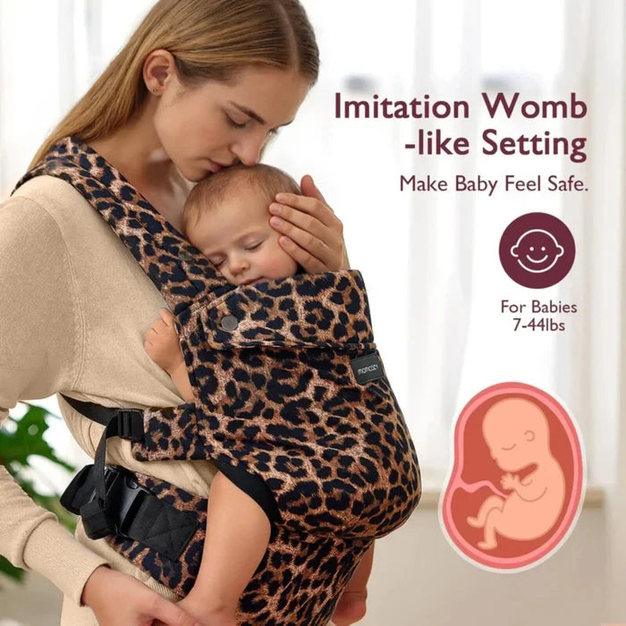 Momcozy Baby Carrier Newborn to Toddler Cotton - Leopard - ebebek - Black Friday