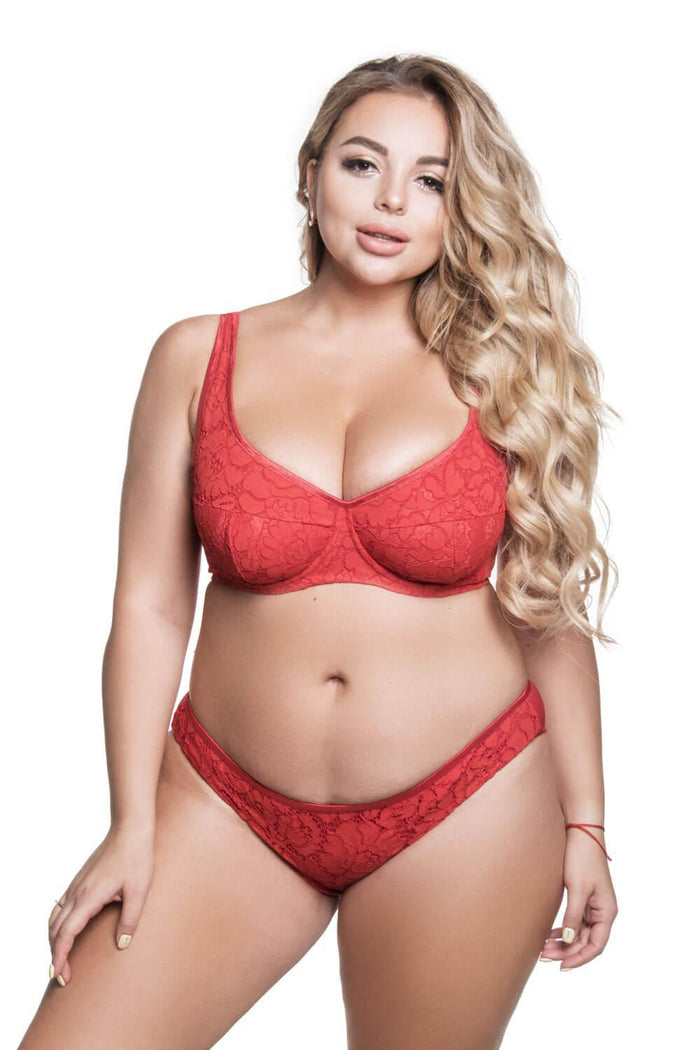 Monica red bra plus size - Bra by Love Jilty. Shop on yesUndress