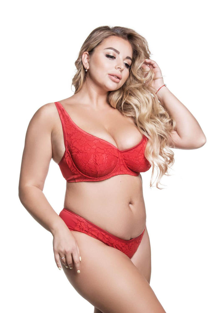 Monica red bra plus size - Bra by Love Jilty. Shop on yesUndress