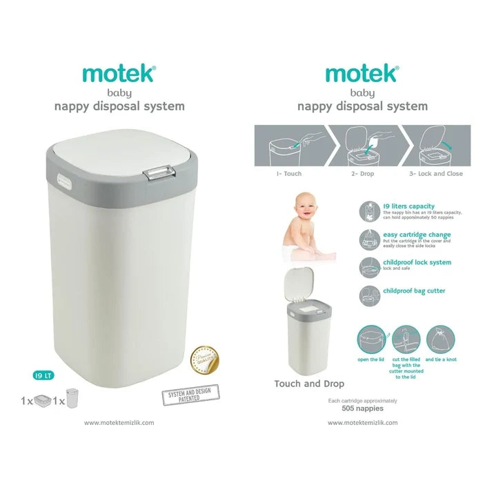 Motek Nappy Bin - ebebek - Black Friday