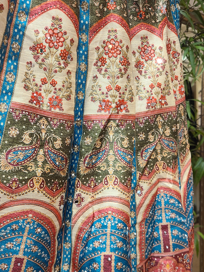 Multicolor Traditional Lehenga Choli Set