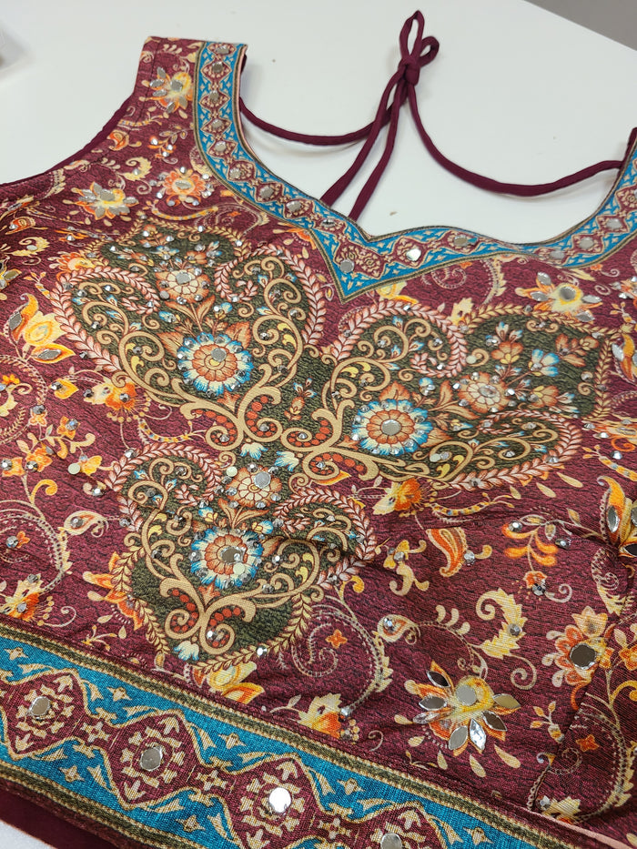 Multicolor Traditional Lehenga Choli Set