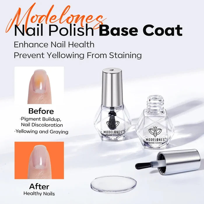 Nail Polish Top & Base Coat Set