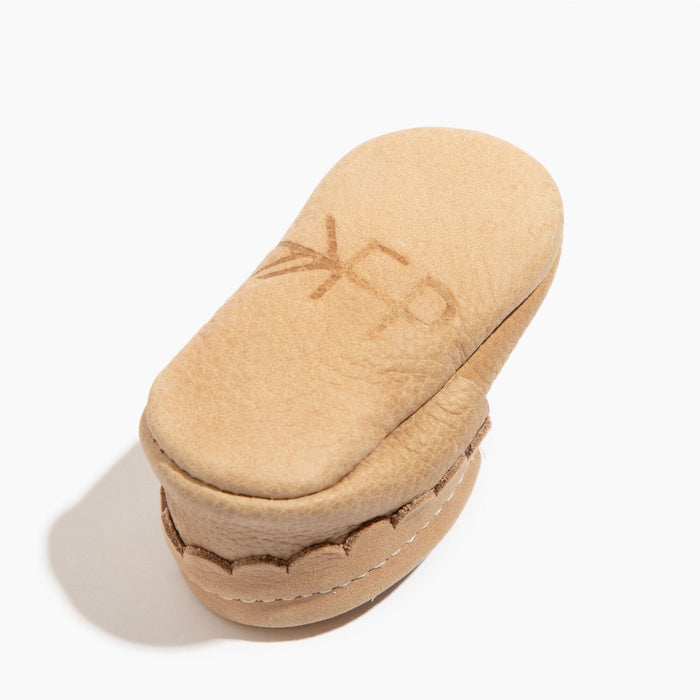 Newborn Weathered Brown Mary Jane Baby Shoe - Babies in Bloom