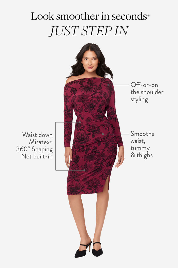 Niki Shaping Dress in Sketch
