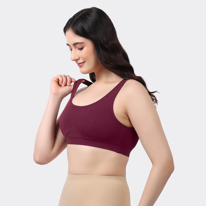 Non-Padded Comfort Bra for Natural Support & Daily Wear