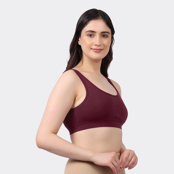 Non-Padded Comfort Bra for Natural Support & Daily Wear