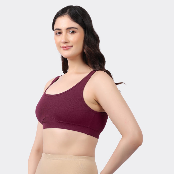 Non-Padded Comfort Bra for Natural Support & Daily Wear