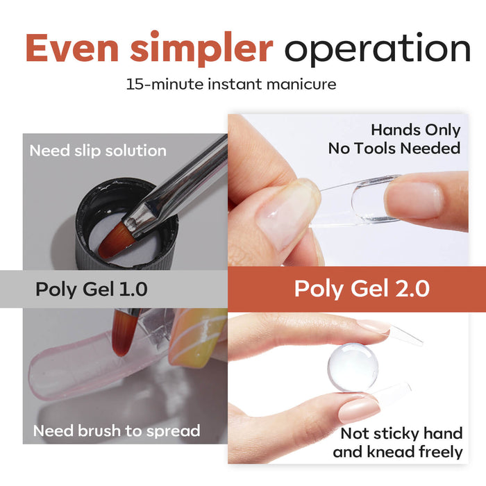 Crystal Aurora - Non-Stick Hands Solid Builder Gel (50g) Solid Builder Gel MODELONES #clear