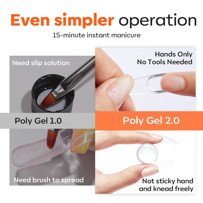 Crystal Aurora - Non-Stick Hands Solid Builder Gel (50g) Solid Builder Gel MODELONES #