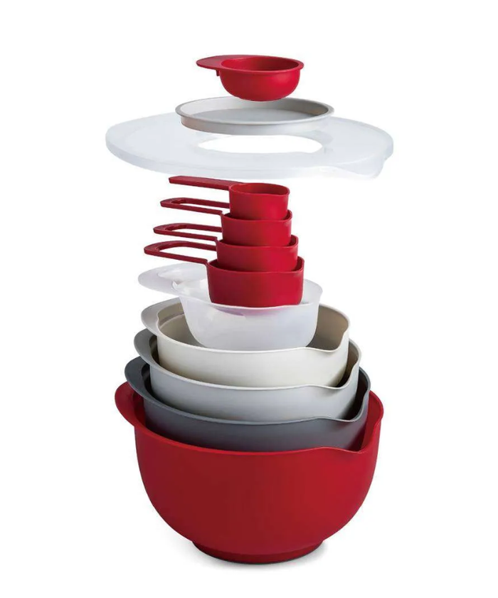 Norpro Nested Mixing Bowls &  Measuring Cups, 12 pc set