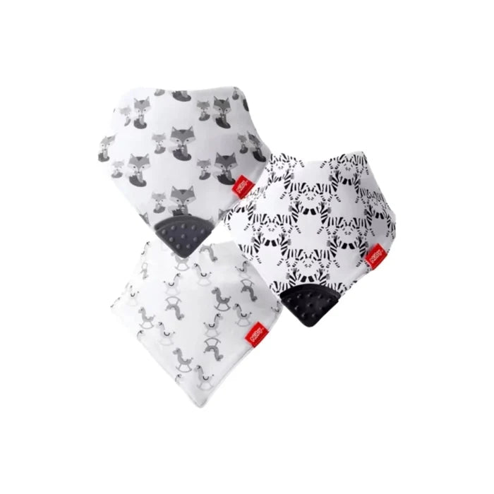 Nuby Bandana Bibs Pack of 3 Assorted - ebebek