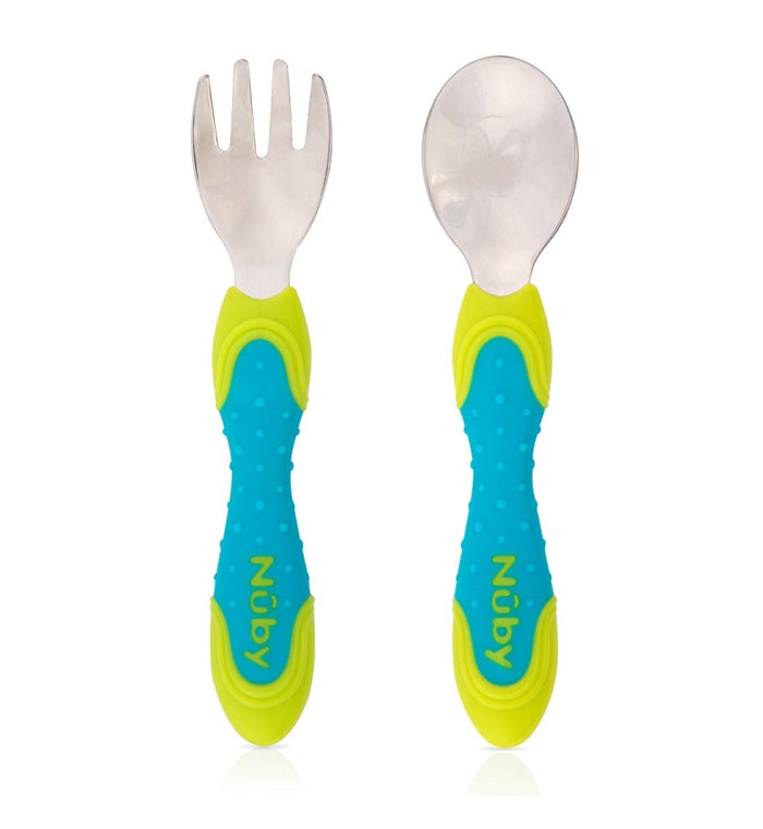 Nuby Stainless Steel Cutlery - ebebek - Black Friday